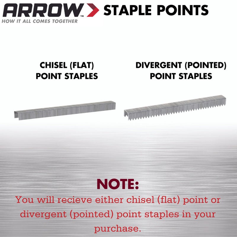 Arrow Fastener دبابيس Arrow Fastener 505IP الثقيلة T50 للتنجيد، البناء، الأثاث، الحرف، حجم تاج 3/8 بوصة، طول الساق 5/16 بوصة، عبوة 5000، مصنوعة في الولايات المتحدة الأمريكية - Image 2